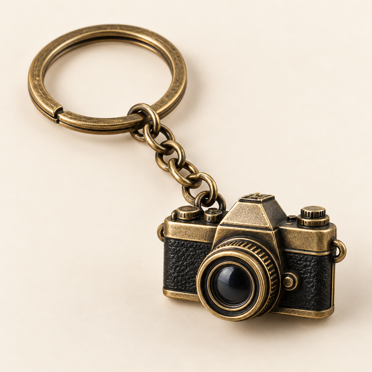 Retro Camera Keychain — view 1